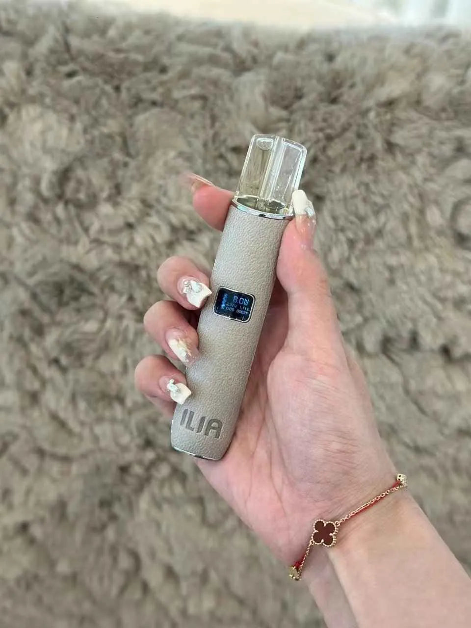 ILIA哩啞皮革一代主機哩亞革調系列電子煙主機 |  進口牛皮 超快充 8/10W兩檔調節 6色可選 | 通配一代煙彈 台灣現貨