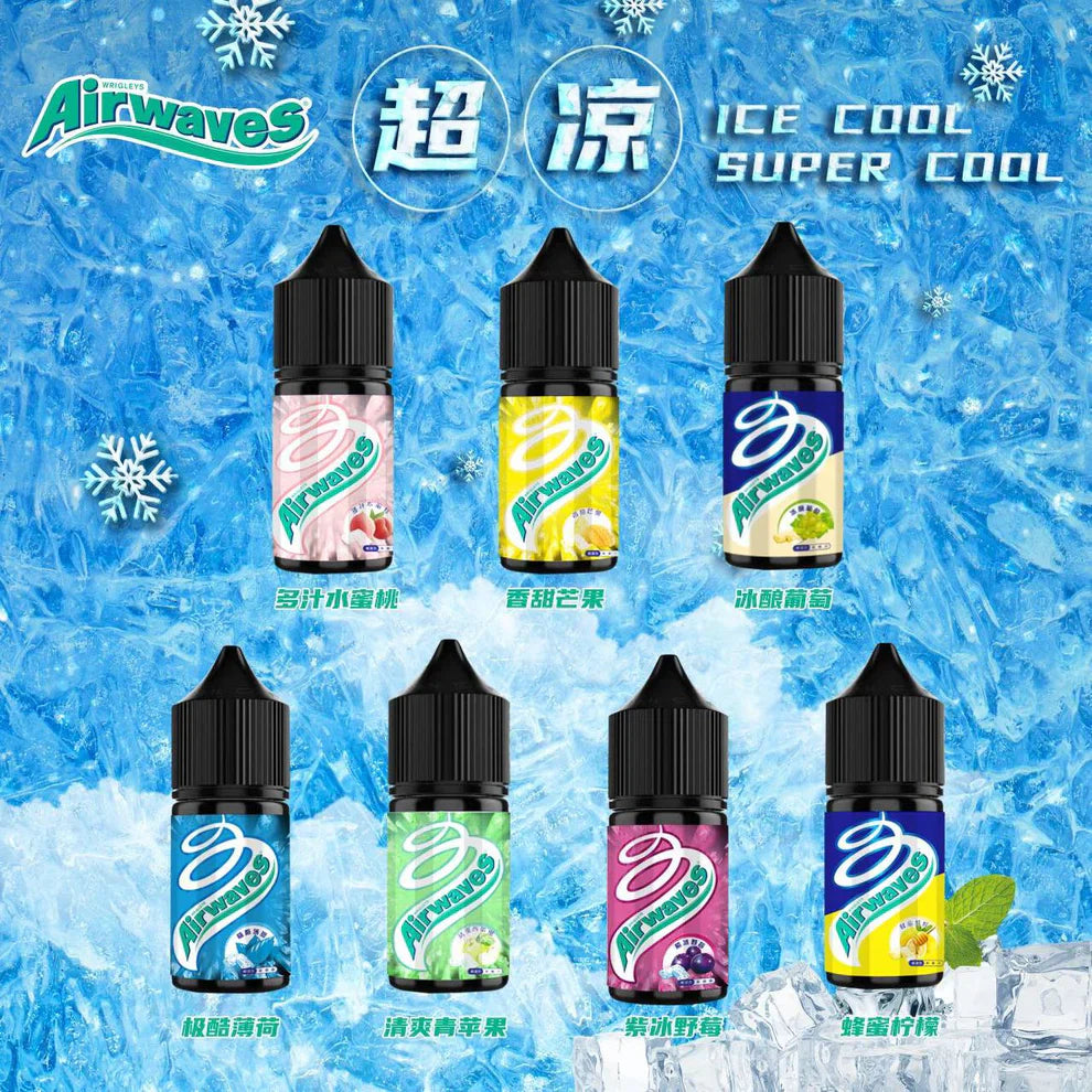 【Airwaves煙油】Airwaves極酷薄荷口香糖系列 小煙油 30ML
